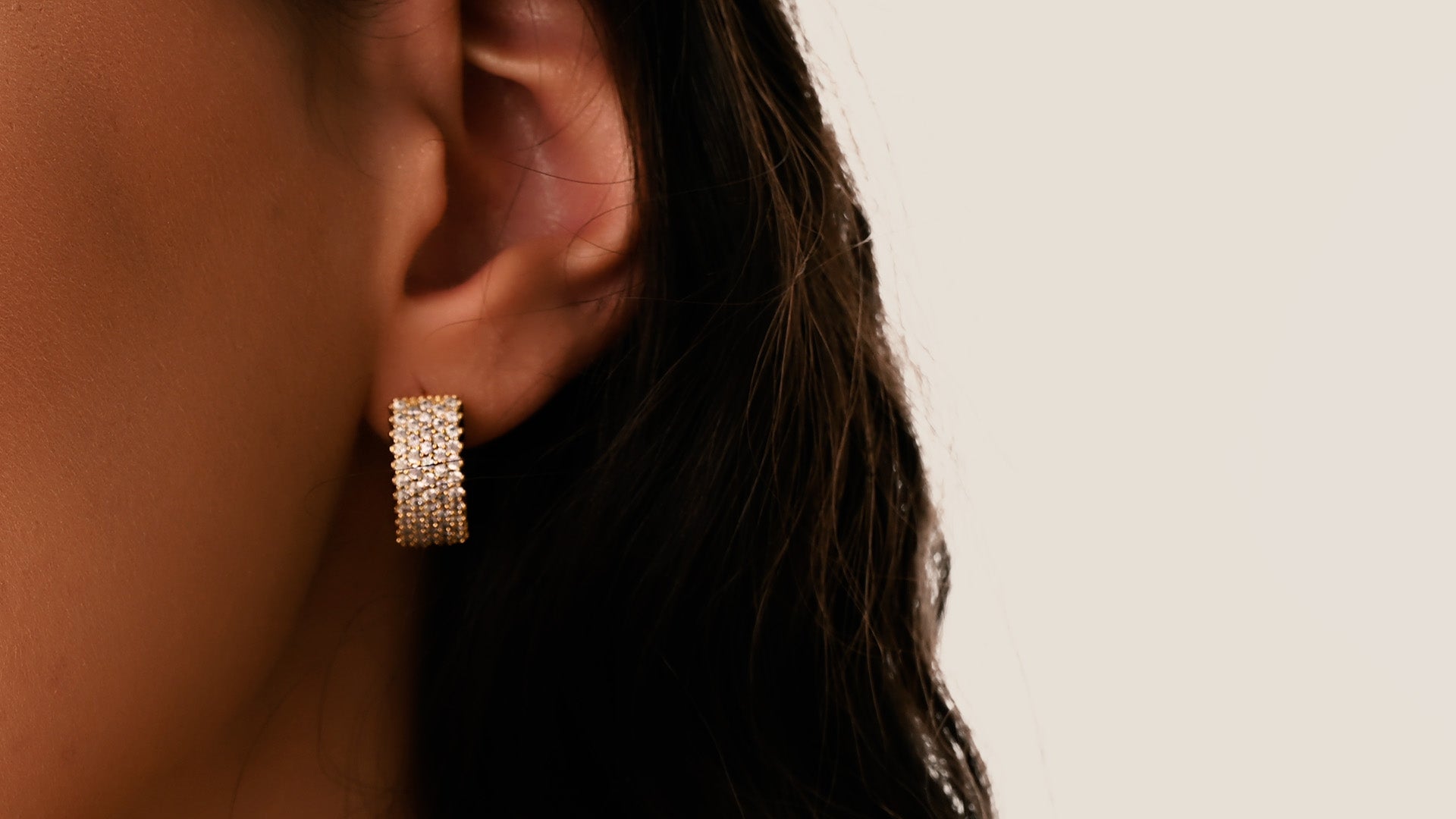 Brincos com Strass