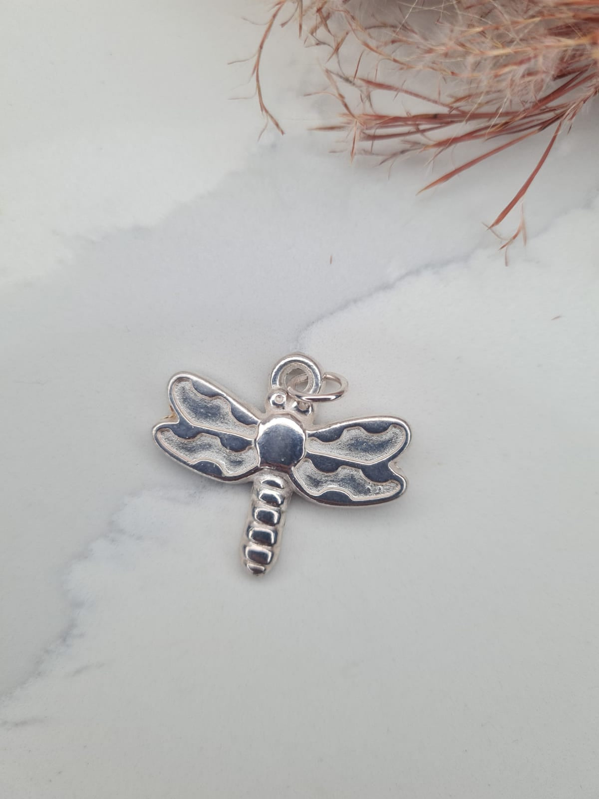 Pingente de Libélula | Banhado a prata 925