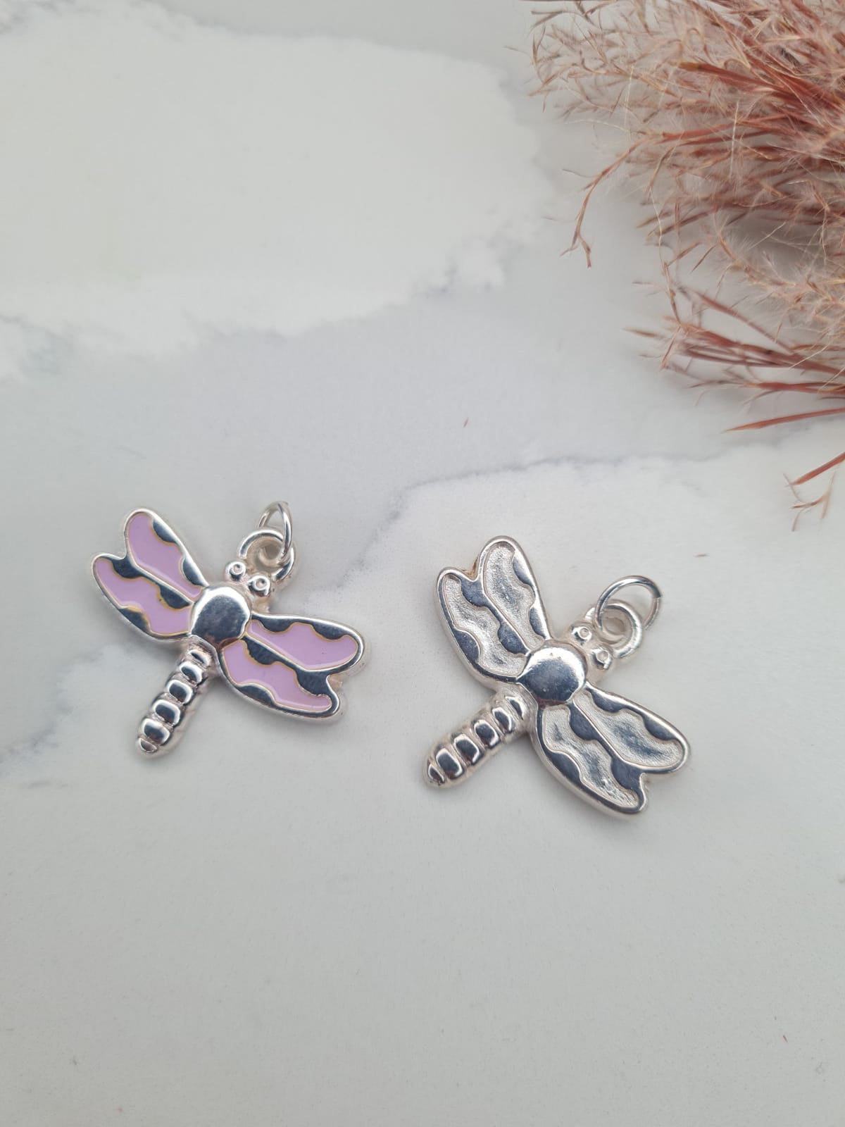 Pingente de Libélula | Banhado a prata 925