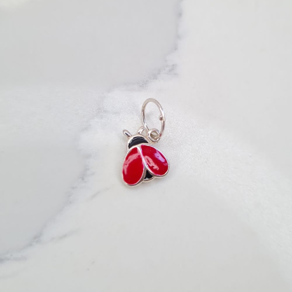 Pingente Joaninha de Prata 925